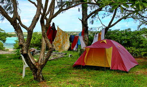Vacation guide to the Camping Facilities in Ouvea New Caledonia